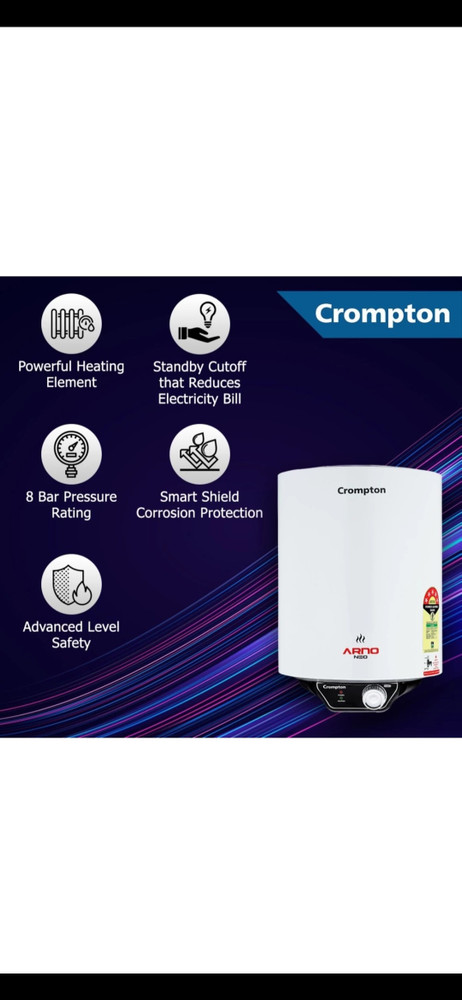 Crompton 25 L Storage Water Geyser (ASWH-3025 (ARNO NEO 5S), Black, White)  Price in India - Buy Crompton 25 L Storage Water Geyser (ASWH-3025 (ARNO  NEO 5S), Black, White) online at Flipkart.com