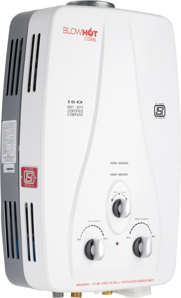 Blowhot gas best sale geyser price