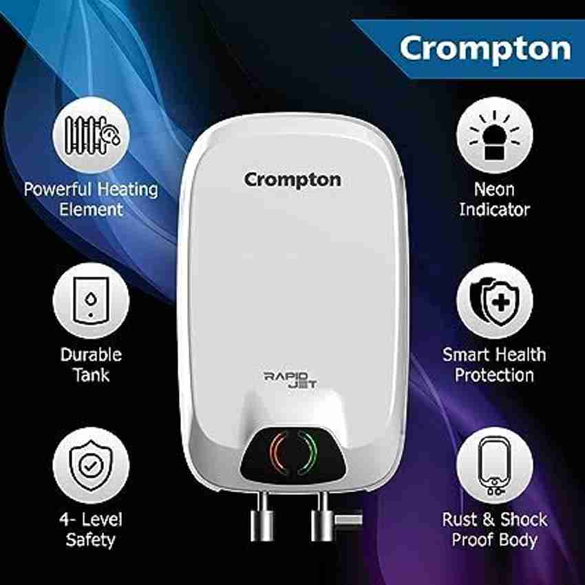 Crompton Rapid Jet 3L Instant Water Heater With Advanced, 44 OFF