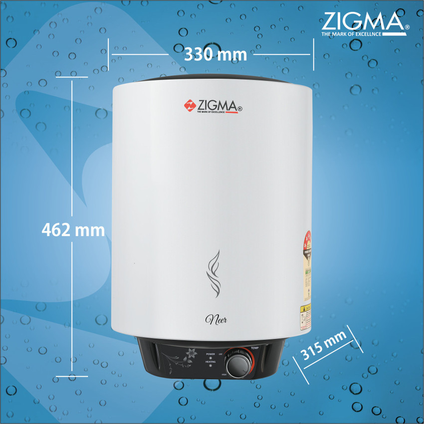 zigma 15 L Storage Water Geyser (Neer Glassline 4 Star, White) Price in  India - Buy zigma 15 L Storage Water Geyser (Neer Glassline 4 Star, White)  online at Flipkart.com