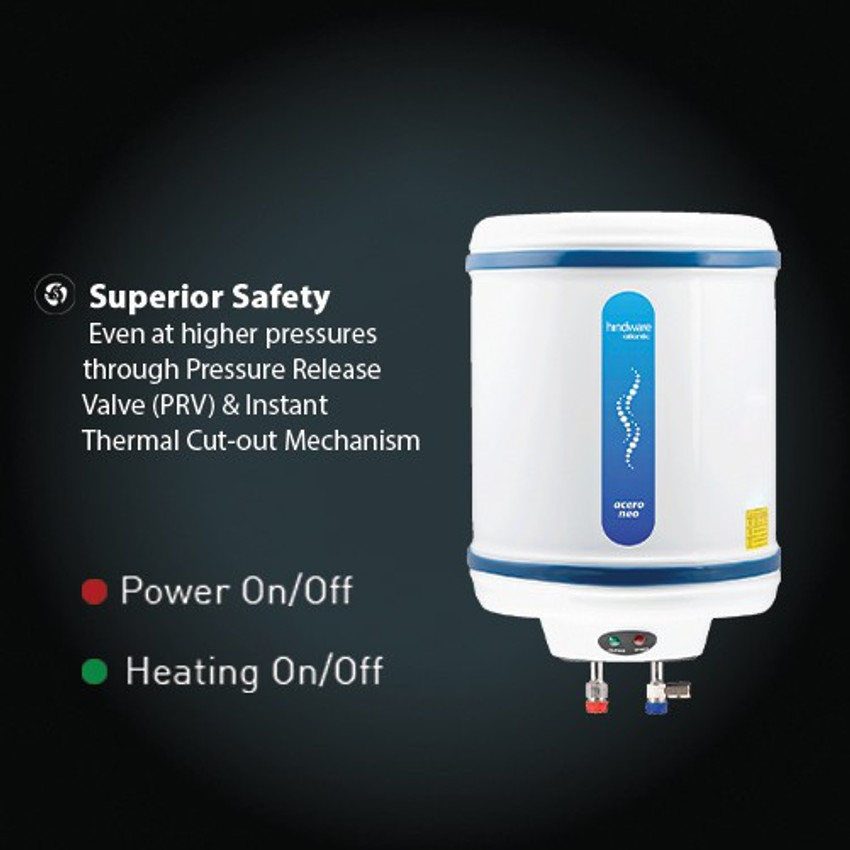 Hindware 25 L Storage Water Geyser (Acero Neo, White) Price in India - Buy Hindware  25 L Storage Water Geyser (Acero Neo, White) online at Flipkart.com