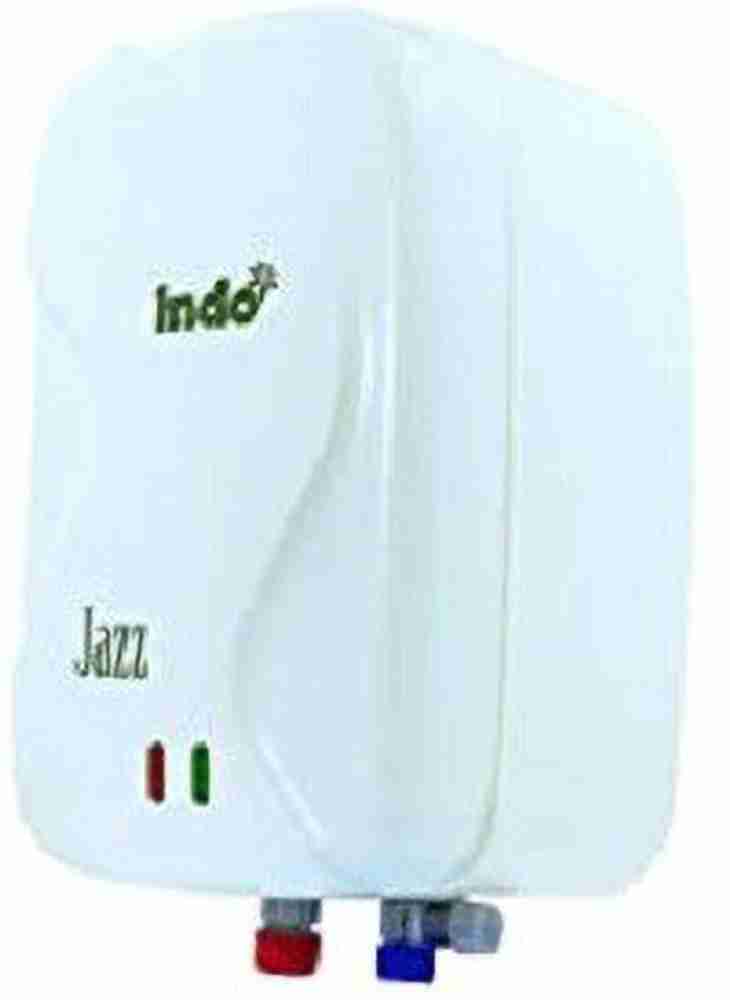 Indo 3 L Storage Water Geyser (Jazz 3 Litre 3KW Instant Water Heater (Geyser)  | Anti Rust Coated SS Tank, White) Price in India - Buy Indo 3 L Storage  Water Geyser (