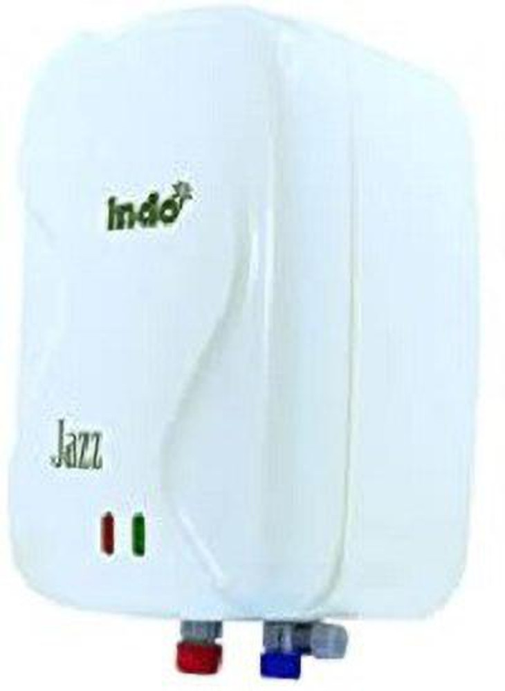 Indo 3 L Storage Water Geyser (Jazz 3 Litre 3KW Instant Water Heater (Geyser)  | Anti Rust Coated SS Tank, White) Price in India - Buy Indo 3 L Storage  Water Geyser (