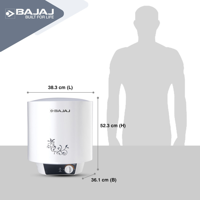 BAJAJ 10 L Storage Water Geyser Suitable for large wall spaces (Popular  Plus 10 L, White) Price in India - Buy BAJAJ 10 L Storage Water Geyser  Suitable for large wall spaces (