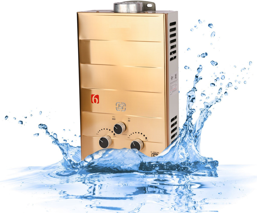 GIONEE 6 L Gas Water Geyser (Instant Zero pressure gas geyser, Gold) Price  in India - Buy GIONEE 6 L Gas Water Geyser (Instant Zero pressure gas geyser,  Gold) online at Flipkart.com