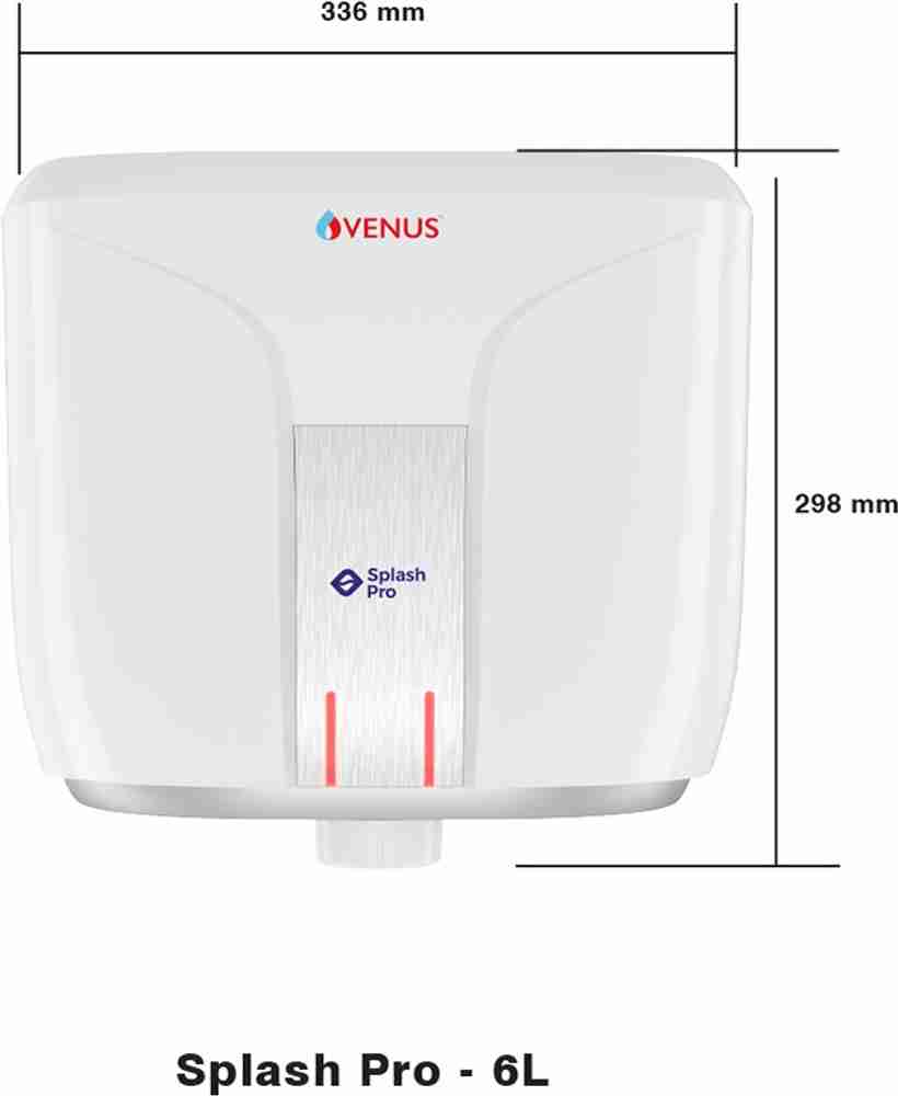 Venus 6 L Storage Water Geyser (Splash Pro 06 Litre, Graphite Silver) Price  in India - Buy Venus 6 L Storage Water Geyser (Splash Pro 06 Litre,  Graphite Silver) online at Flipkart.com