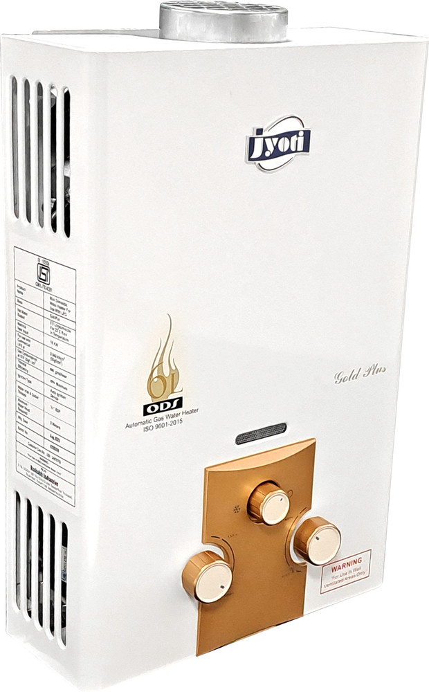 Jyoti 6 L Gas Water Geyser (Jyoti Gold Plus HP, Gold) Price in India - Buy  Jyoti 6 L Gas Water Geyser (Jyoti Gold Plus HP, Gold) online at Flipkart.com