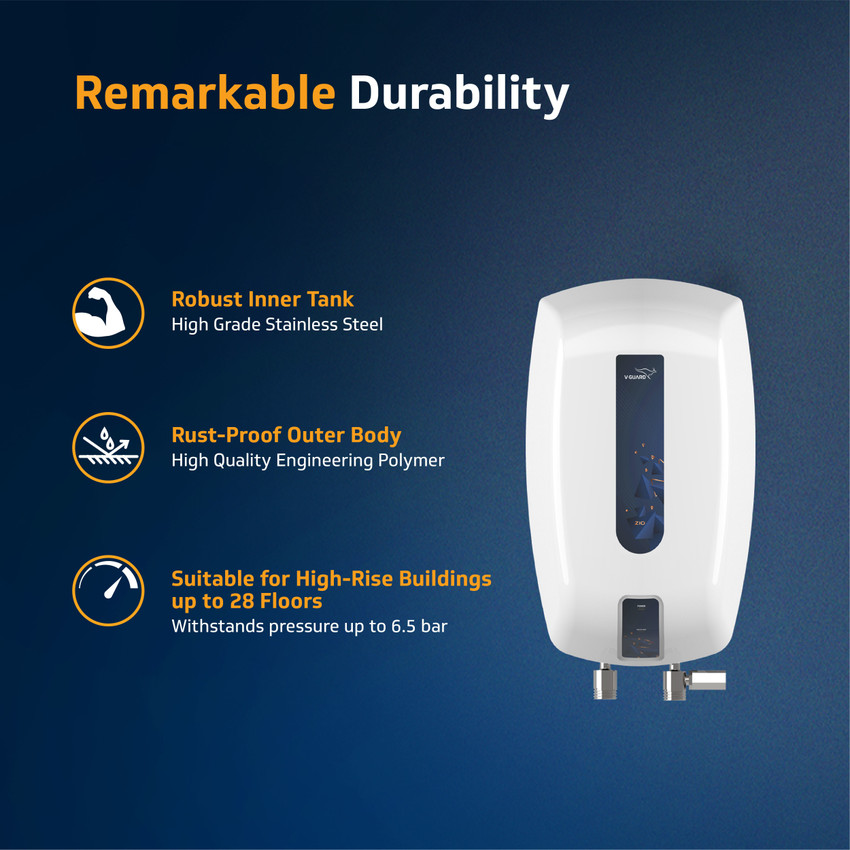V-Guard 3 L Instant Water Geyser (Zio, White) Price in India - Buy V-Guard  3 L Instant Water Geyser (Zio, White) online at Flipkart.com