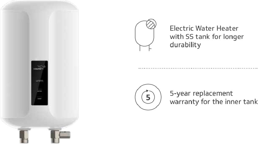 V-Guard 3 L Instant Water Geyser (Vinsta Geyser, White) Price in India -  Buy V-Guard 3 L Instant Water Geyser (Vinsta Geyser, White) online at  Flipkart.com
