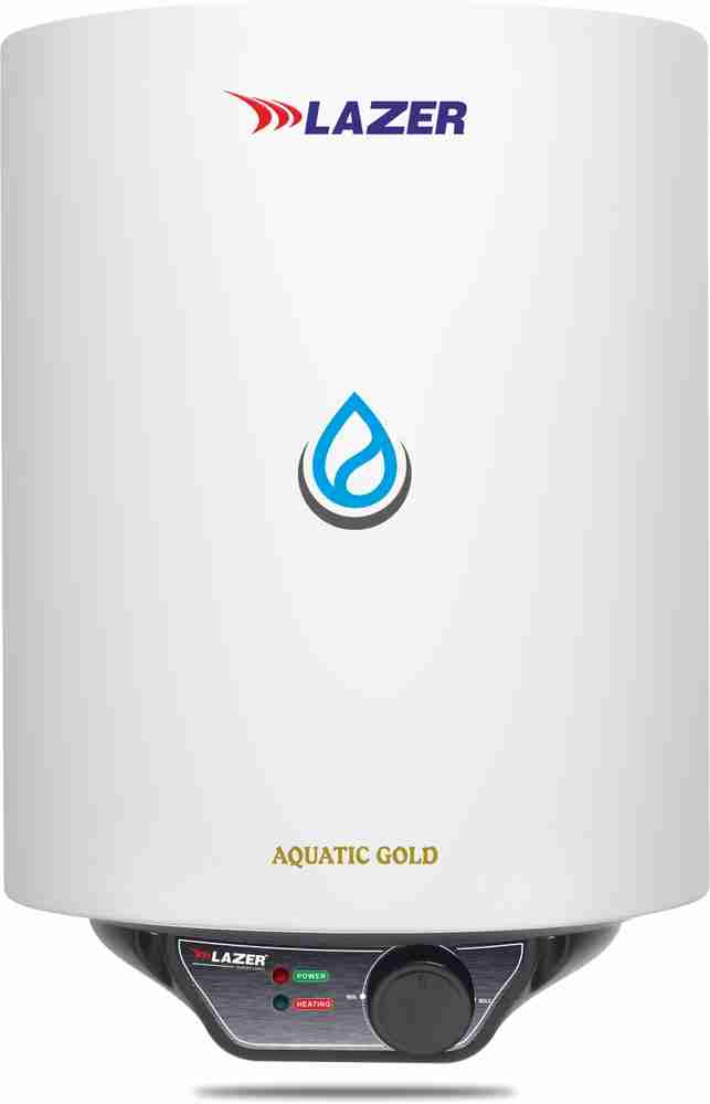 Lazer 25 L Storage Water Geyser (AQUATIC Gold Glassline 5 Star, White) Price  in India - Buy Lazer 25 L Storage Water Geyser (AQUATIC Gold Glassline 5  Star, White) online at Flipkart.com