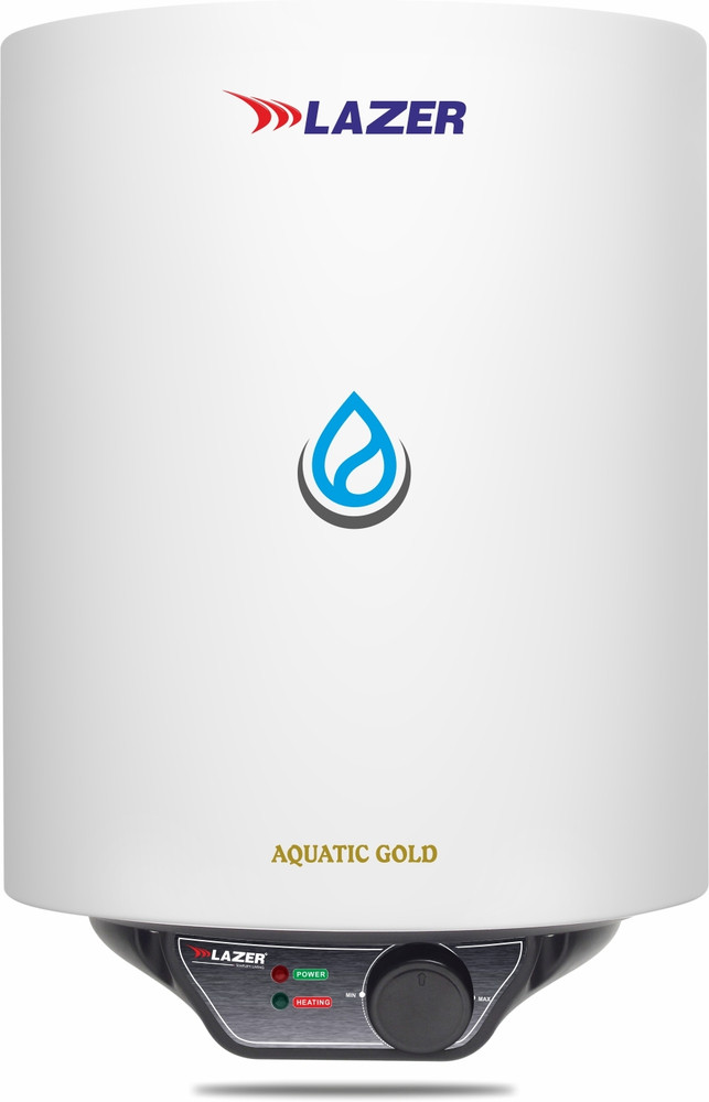 Lazer 25 L Storage Water Geyser (AQUATIC Gold Glassline 5 Star, White) Price  in India - Buy Lazer 25 L Storage Water Geyser (AQUATIC Gold Glassline 5  Star, White) online at Flipkart.com