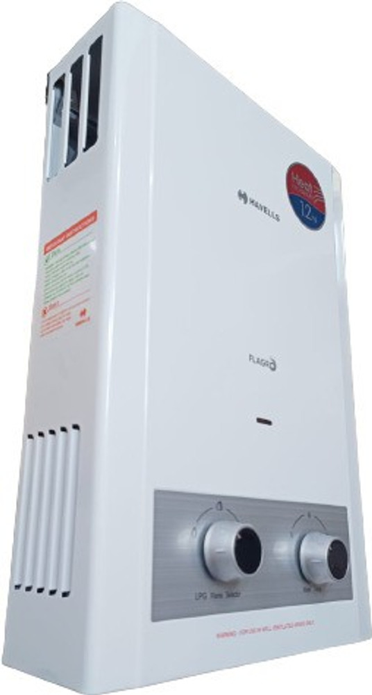 HAVELLS 6 L Gas Water Geyser (FLAGRO 6 L , 1.2 KG, White) Price in India -  Buy HAVELLS 6 L Gas Water Geyser (FLAGRO 6 L , 1.2 KG, White) online at  Flipkart.com