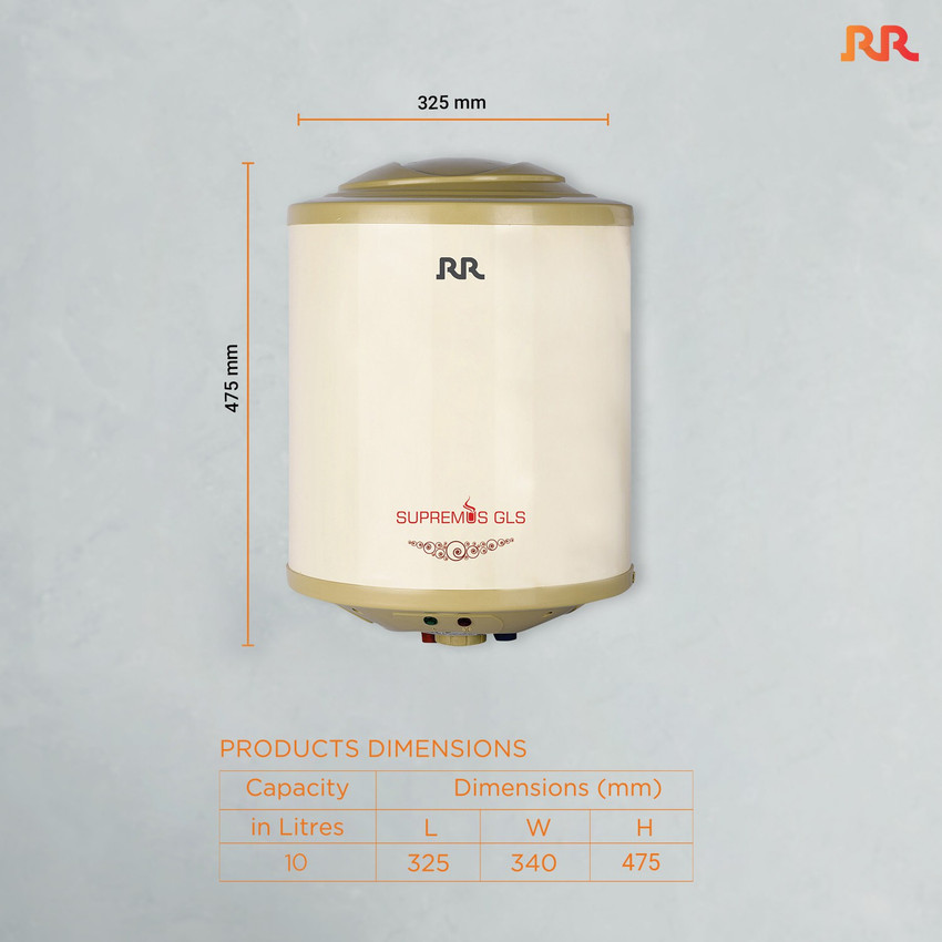 RR 10 L Storage Water Geyser (Storage Water Heater Supremus GLS 10L, Beige)  Price in India - Buy RR 10 L Storage Water Geyser (Storage Water Heater  Supremus GLS 10L, Beige) online