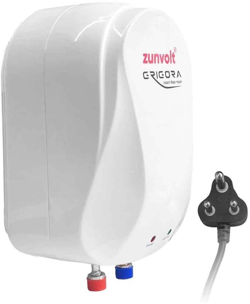 ZunVolt 3 L Instant Water Geyser (Grigora , 3000 W, White) Price in India -  Buy ZunVolt 3 L Instant Water Geyser (Grigora , 3000 W, White) online at  Flipkart.com