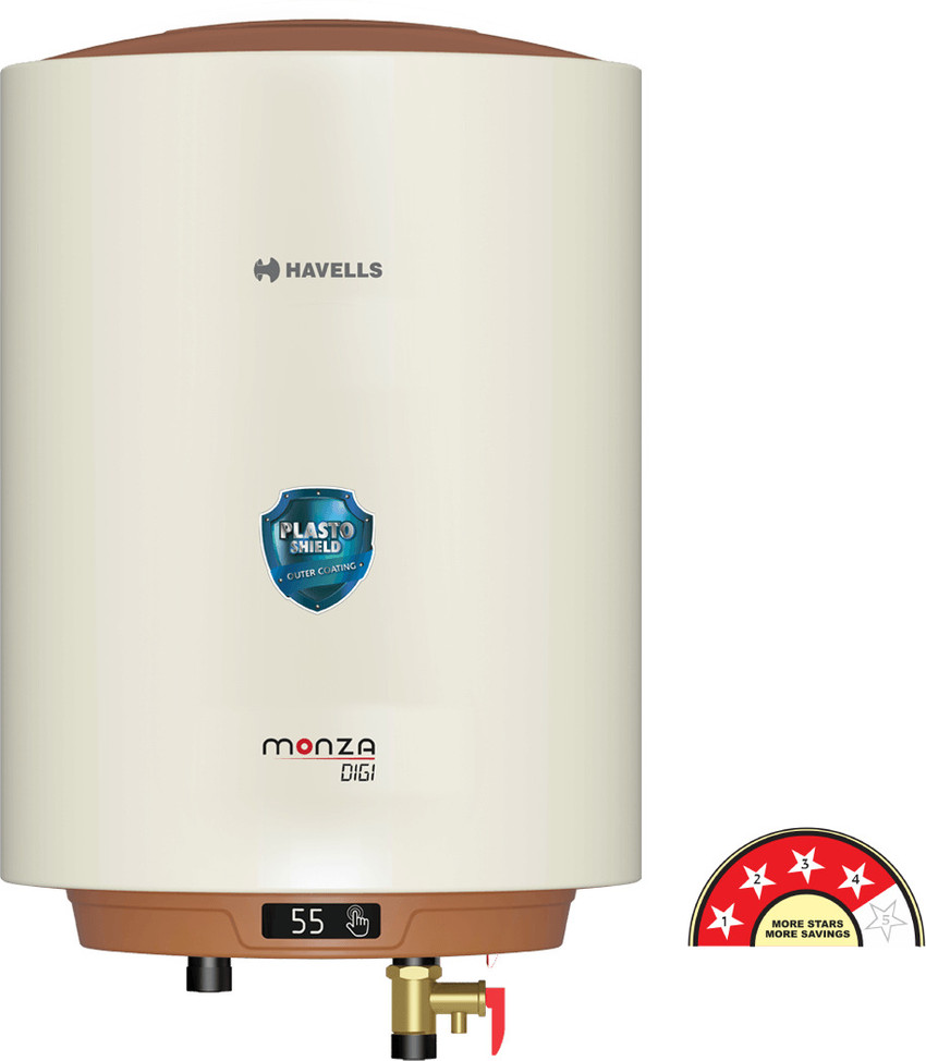 HAVELLS 15 L Storage Water Geyser (MONZA DIGITAL 15L IVORY, IVORY) Price in  India - Buy HAVELLS 15 L Storage Water Geyser (MONZA DIGITAL 15L IVORY,  IVORY) online at Flipkart.com