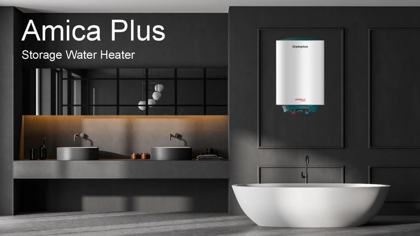 Crompton 25 L Storage Water Geyser (Amica Plus 25L With Superior Glasslined  Technology and Free Installation, White, Green) Price in India - Buy Crompton  25 L Storage Water Geyser (Amica Plus 25L