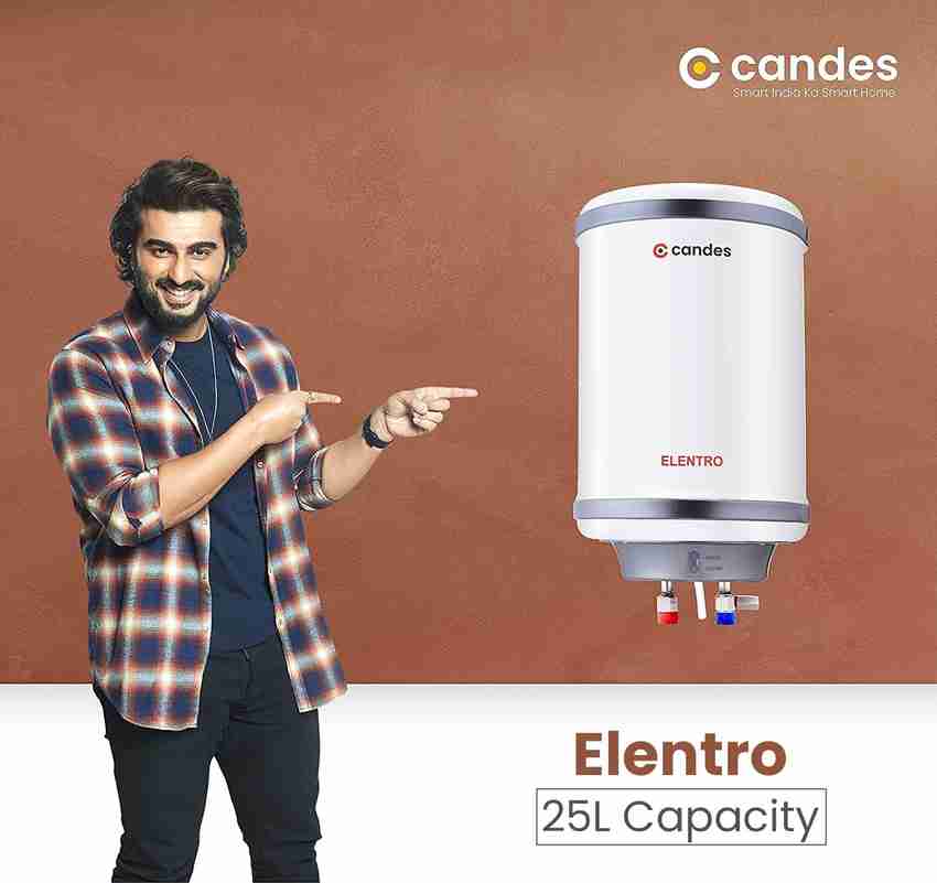 Candes 25 L Storage Water Geyser (Elentro, White) Price in India - Buy Candes  25 L Storage Water Geyser (Elentro, White) online at Flipkart.com
