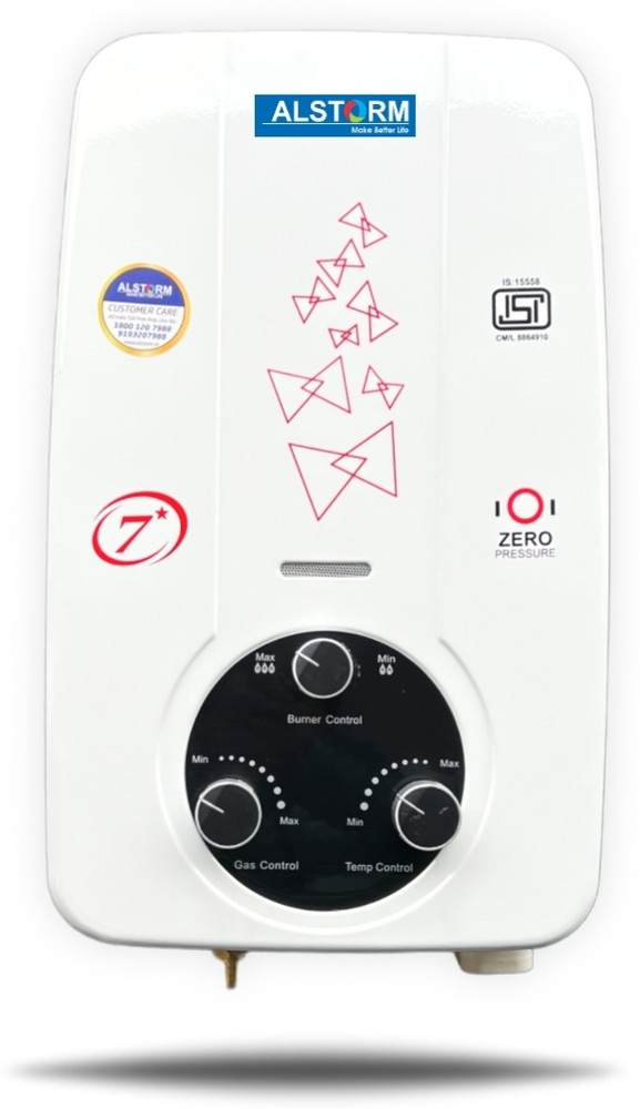 ALSTORM 7 L Gas Water Geyser (Prime 7 Liters Gas Geyser, White) Price in  India - Buy ALSTORM 7 L Gas Water Geyser (Prime 7 Liters Gas Geyser, White)  online at Flipkart.com