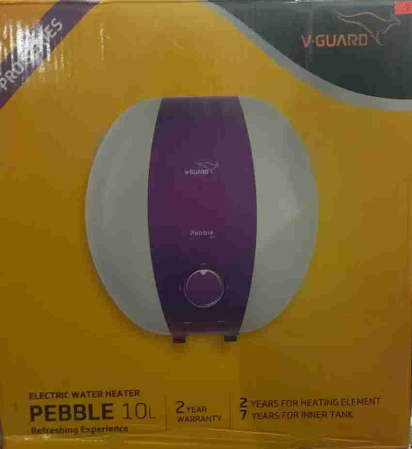 V-Guard 10 L Storage Water Geyser (PEBBLE PRO 10L, WHITE PURPLE) Price in  India - Buy V-Guard 10 L Storage Water Geyser (PEBBLE PRO 10L, WHITE  PURPLE) online at Flipkart.com