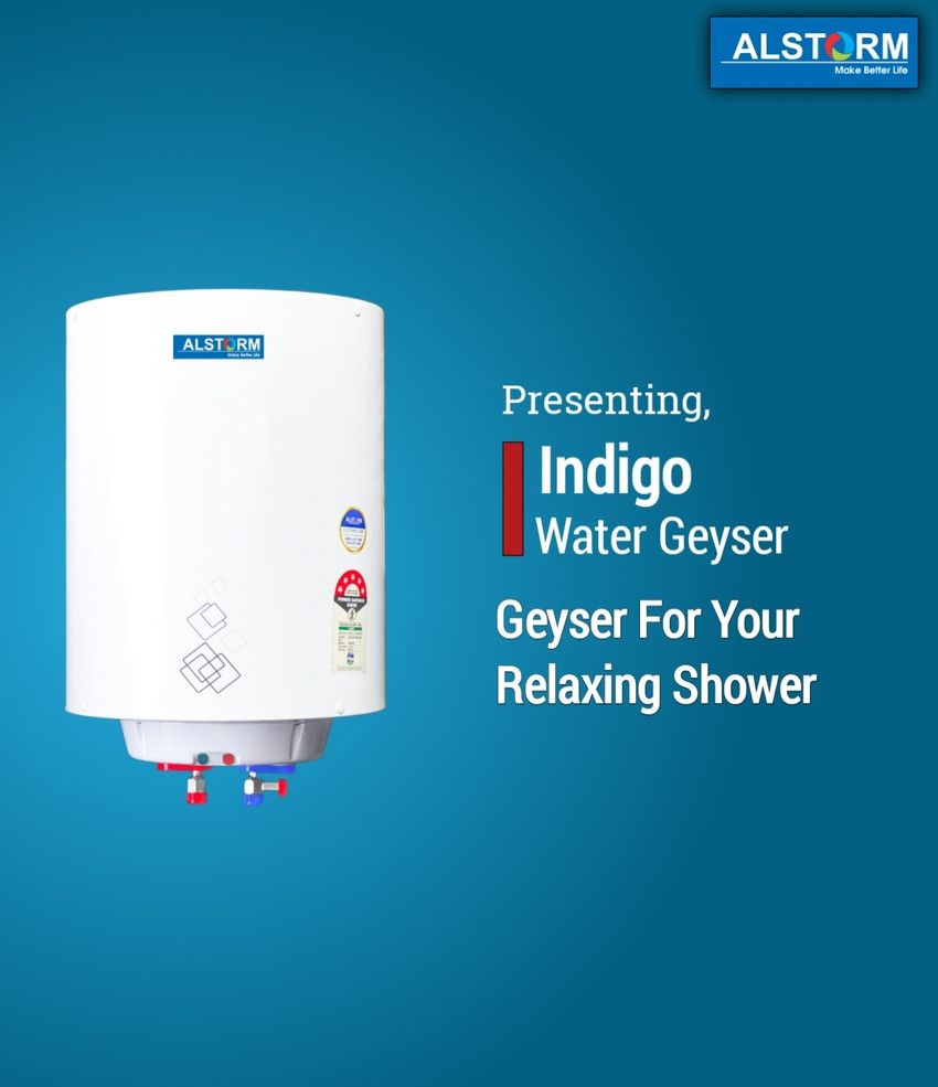 ALSTORM 25 L Storage Water Geyser (INDIGO GEYSER 25 LITERS, White) Price in  India - Buy ALSTORM 25 L Storage Water Geyser (INDIGO GEYSER 25 LITERS,  White) online at Flipkart.com