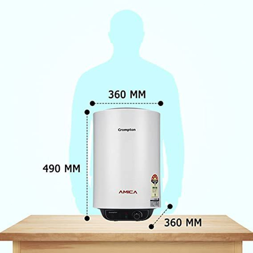 Crompton 15 L Storage Water Geyser Crompton Amica 15 L 5 Star