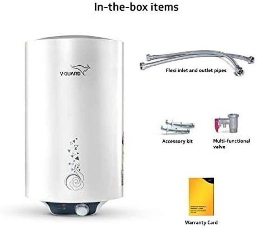 V-Guard 25 L Storage Water Geyser (EC PRO 25, White) Price in India - Buy V- Guard 25 L Storage Water Geyser (EC PRO 25, White) online at Flipkart.com