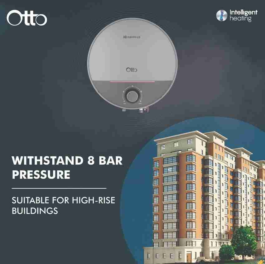 HAVELLS 25 L Storage Water Geyser (Otto, Grey) Price in India - Buy HAVELLS  25 L Storage Water Geyser (Otto, Grey) online at Flipkart.com