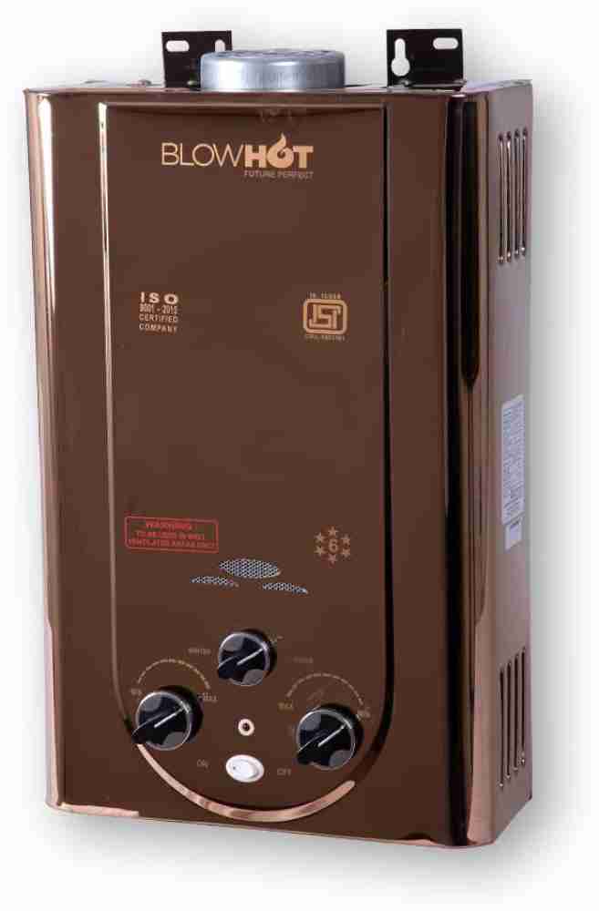 Blowhot 6 L Gas Water Geyser (BL-102 Auto CUT-OFF LPG Gas Geyser