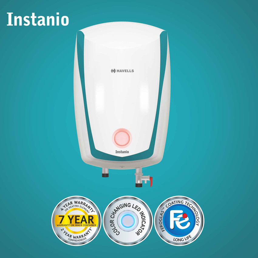 HAVELLS 10 L Storage Water Geyser with Flaxi Pipe and Free Intallation (HAVELLS  10 L Storage Water Geyser, White u0026 Blue) Price in India - Buy HAVELLS 10 L  Storage Water Geyser with Flaxi Pipe and Free Intallation (HAVELLS 10 L  Storage Water ...