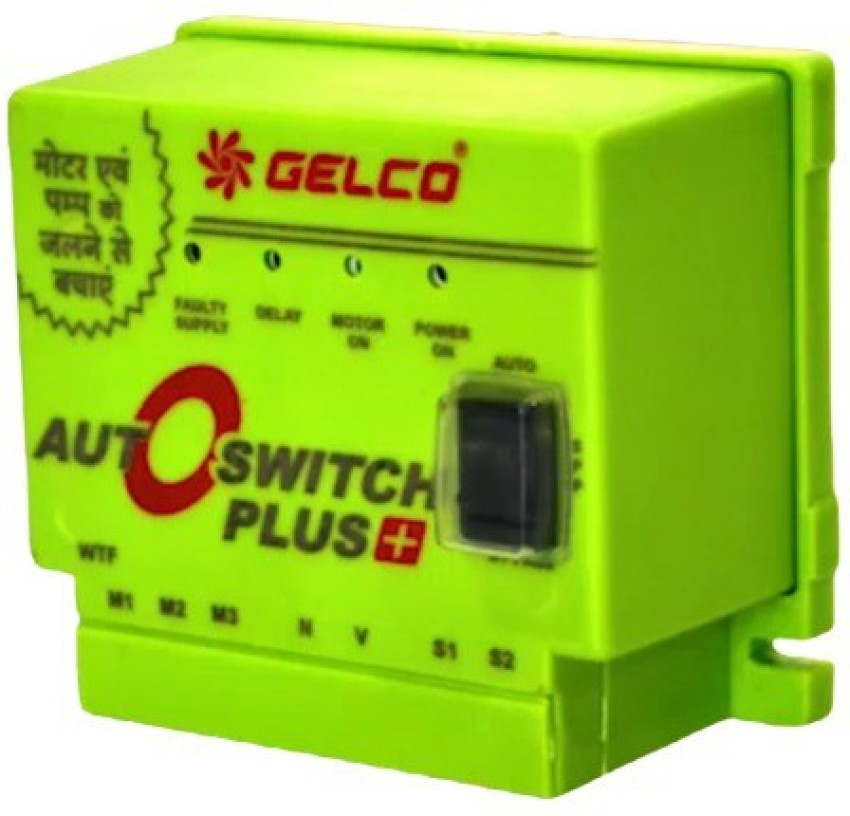 Gelco Electronics Auto Switch WTF/DOL-Single Phase Preventer for 3/5/7.5HP  DOL Water Pump Starter Price in India - Buy Gelco Electronics Auto Switch  WTF/DOL-Single Phase Preventer for 3/5/7.5HP DOL Water Pump Starter online