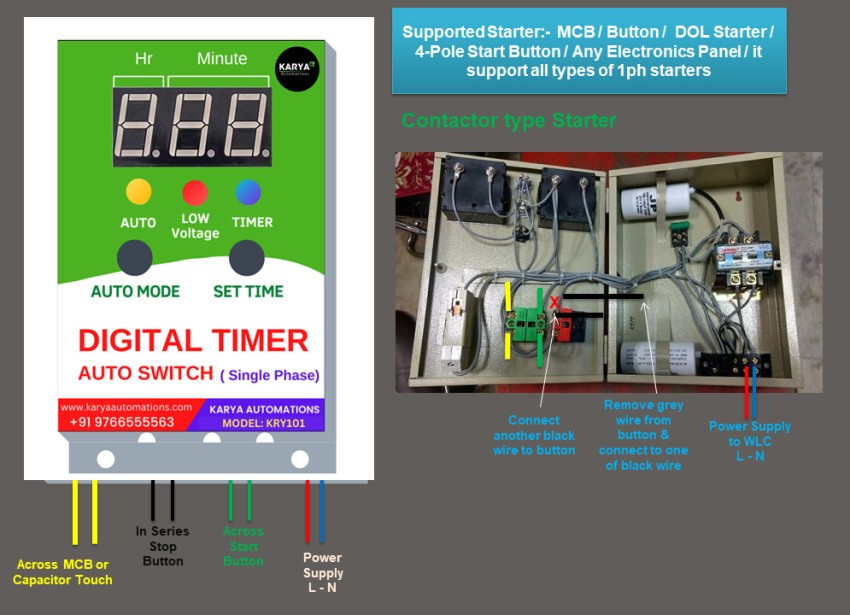 Single Phase Digital Timer Small, Automatic Grade: Automatic, For Timer  Switch