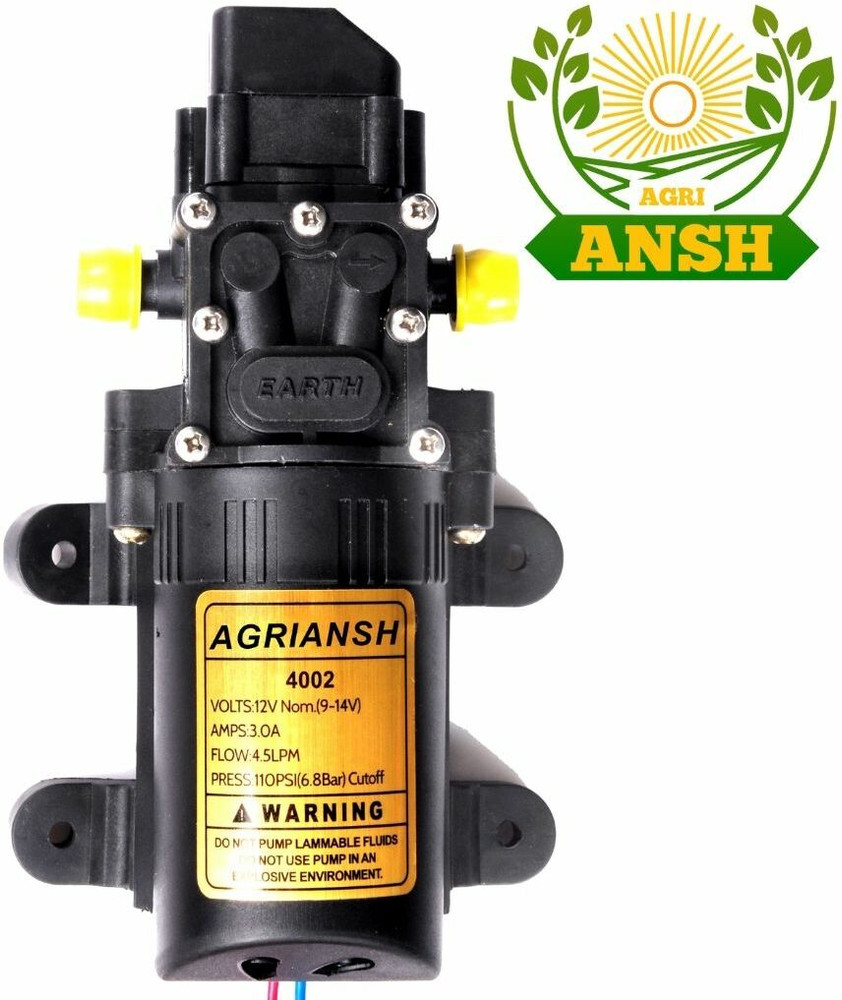 Agriansh Heavy Duty 12V DC Battery Operated Sprayer Pump Motor Car