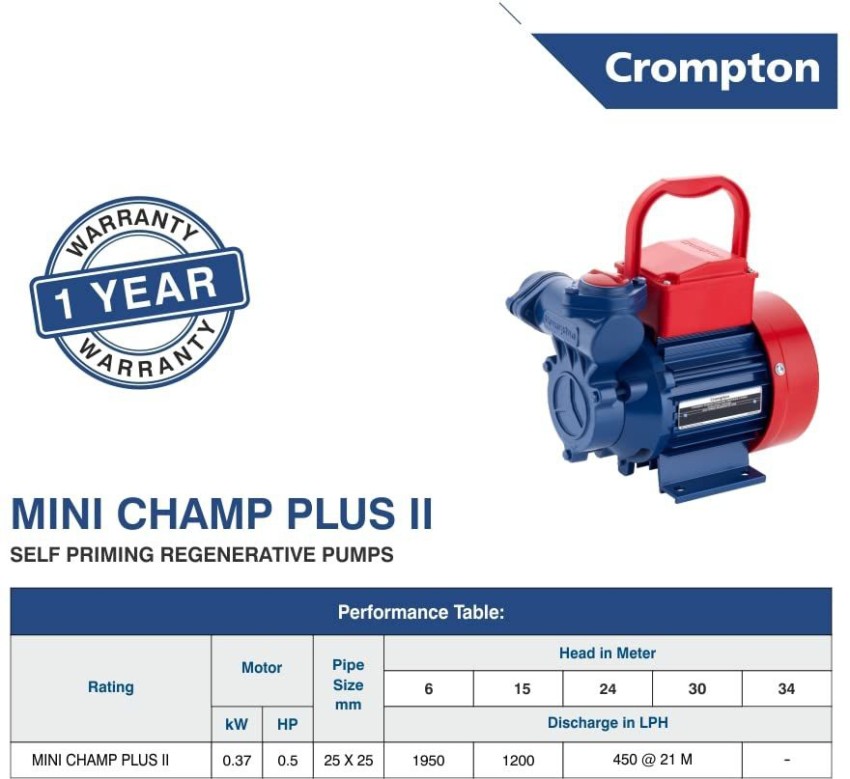 Crompton mini champ 2024 2 price