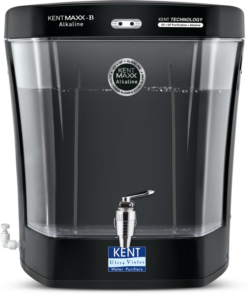 KENT 111149B Maxx Alkaline B 7 L UV UF Alkaline Water Purifier