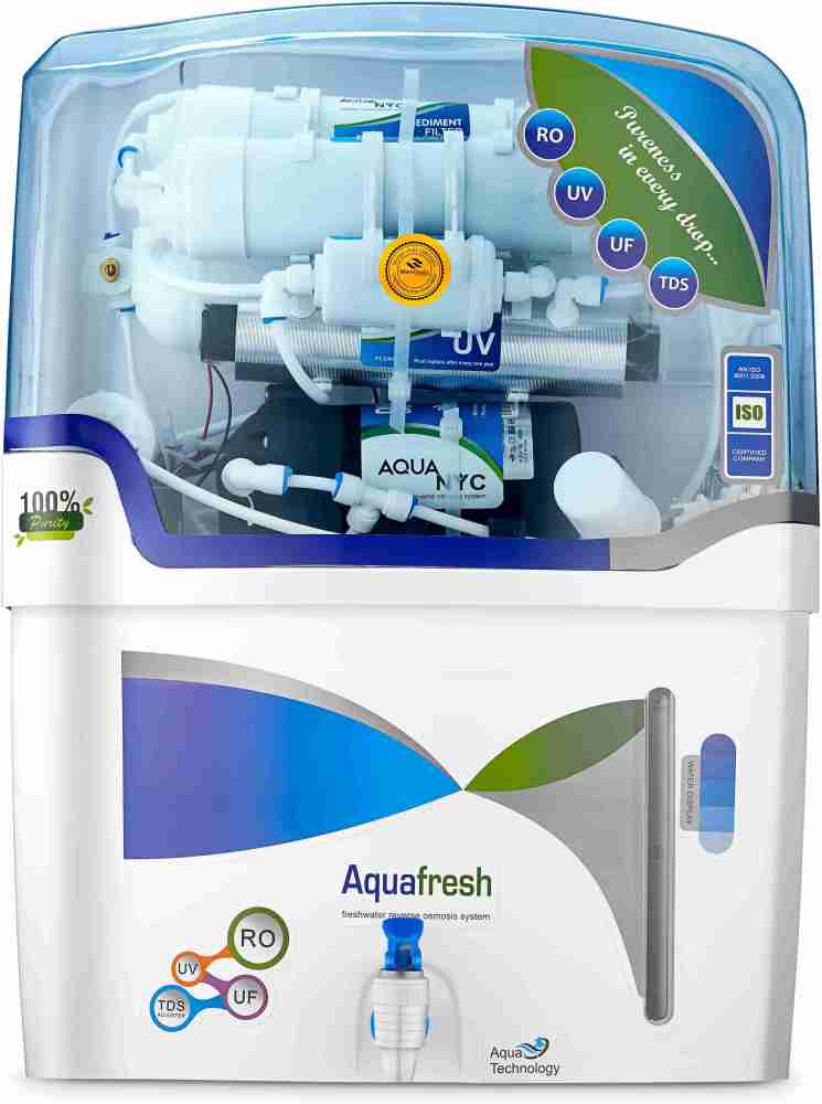 Aqua Fresh EPICAQUA+RO+UV+UF+TDSADJUSTER 15 L RO + UV + UF + ATDS Water  Purifier with Prefilter - Aqua Fresh 