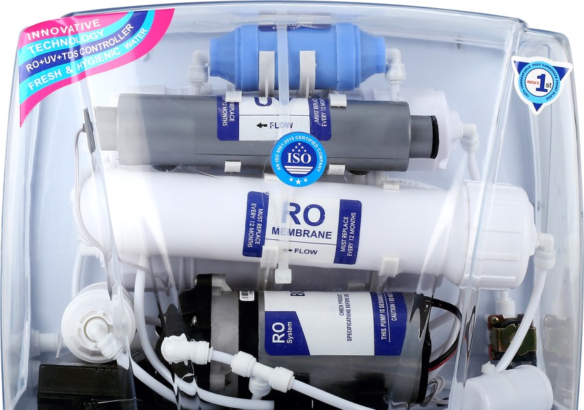 Aqua Fresh EPICAQUA+RO+UV+UF+TDSADJUSTER 15 L RO + UV + UF + ATDS Water  Purifier with Prefilter - Aqua Fresh 