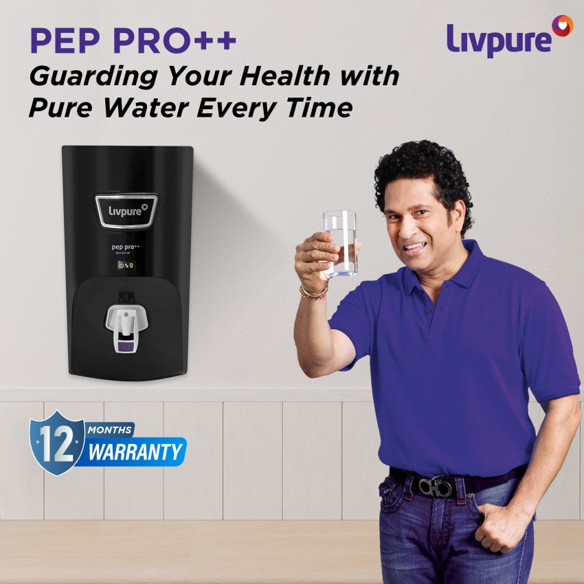 LIVPURE LIV PEP PRO PLUS BLACK 7 L RO UV UF Water Purifier Suitable for all Borewell Tanker Municipality Water LIVPURE Flipkart