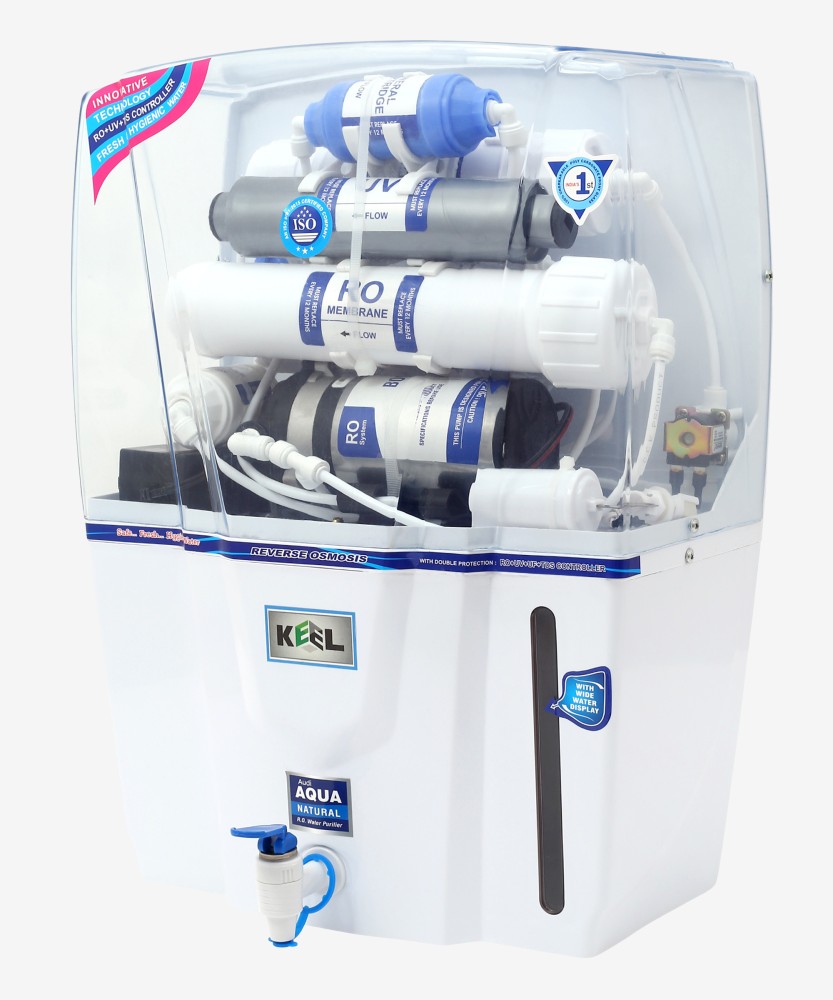 Keel Mineral Ro Copper Audi 12 ltr + Water Filter 12 L RO + UV + UF + TDS  Water Purifier with Prefilter - Keel 