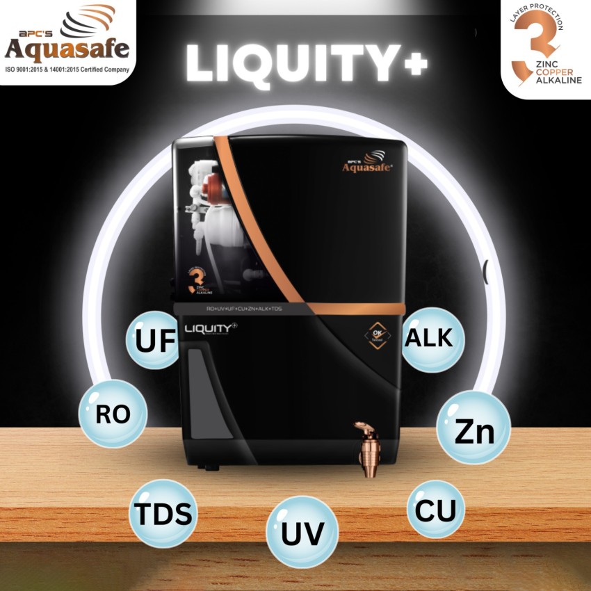 Ro+uv+uf+tdsc+alkaline Aquasafe Liquity, For Home, Capacity: 7.1 L to 14L  at Rs 16900/unit in Dhemaji