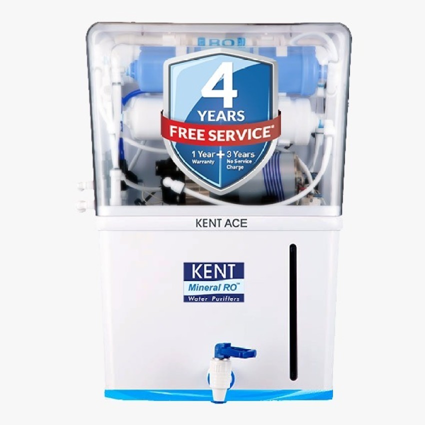 Buy KENT ELEGANT LITE 8 L RO + UF + TDS Water Purifier (White) at