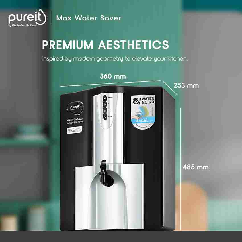 Buy pureit Copper + Eco Mineral 8L RO + UV + MF Water Purifier with  Advanced 7 Stage Purification And Eco Recovery Technology (Black) Online -  Croma