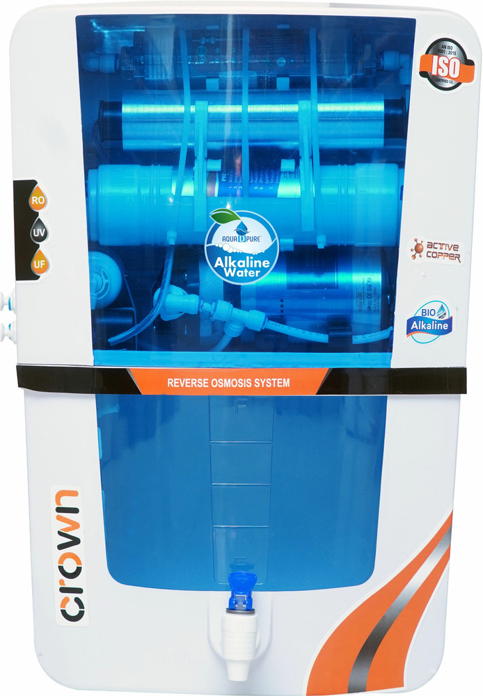 AQUA D PURE Copper RO Water Purifier with UV, UF and TDS Controller |  12Liter | Fully Automatic Function and Best For Home and Office