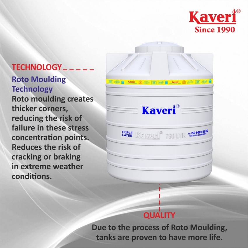 Kaveri 3 Layers Tank Safe for DrinkingKaveri 3 Layers Tank Safe for Drinking  