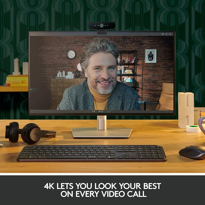 Logitech BRIO 4K Ultra HD webcam - webbkamera, 4096 x 2160
