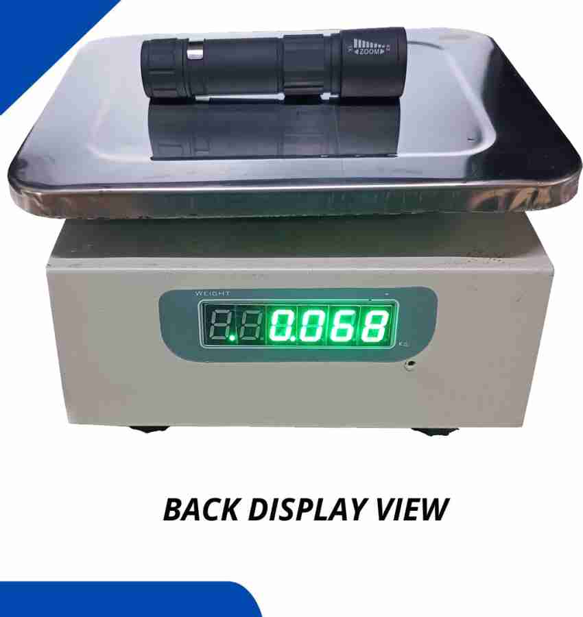 ACU-CHECK Weight Machine 30kg Scale Digital For Shop Chargeable Front &  Back Display Steel Weighing Scale Price in India - Buy ACU-CHECK Weight  Machine 30kg Scale Digital For Shop Chargeable Front 