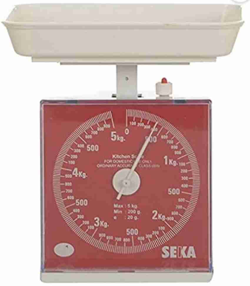 Analog Kitchen Weighing Scale - Red