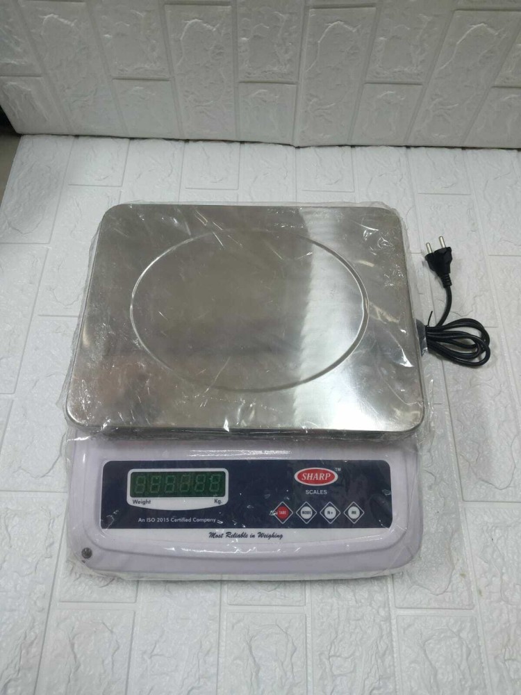 Sharper Image White Kitchen Scales