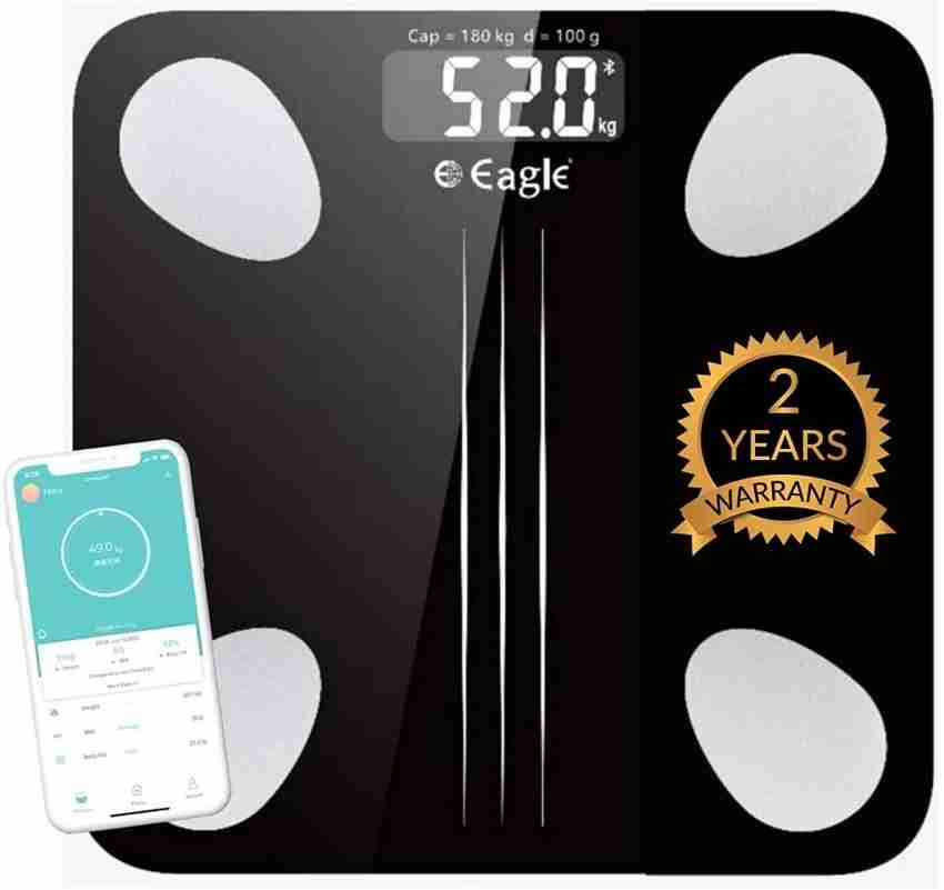 Digital Body Fat Scale, Scales for Body Weight & Fat, 180kg/100g Health  Analyser Fat Muscle BMI Scale for Home Office Gym, Black 