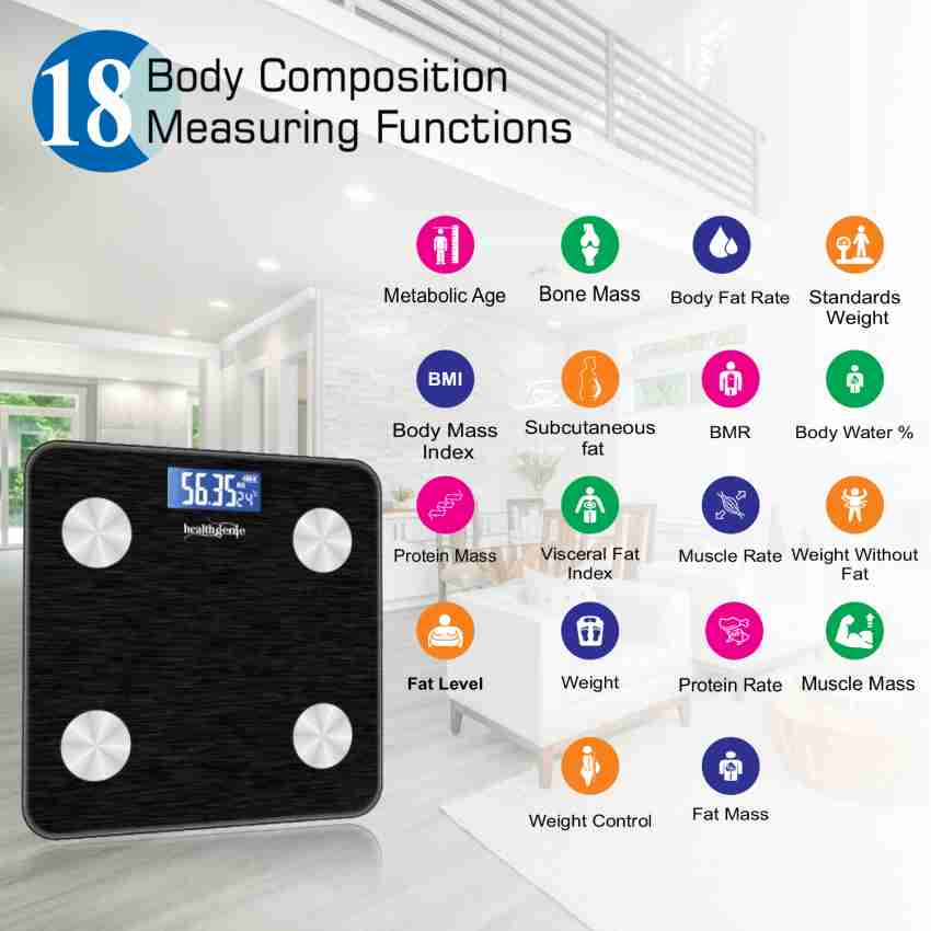 Healthgenie Digital Body Composition Monitor Weighing Scale