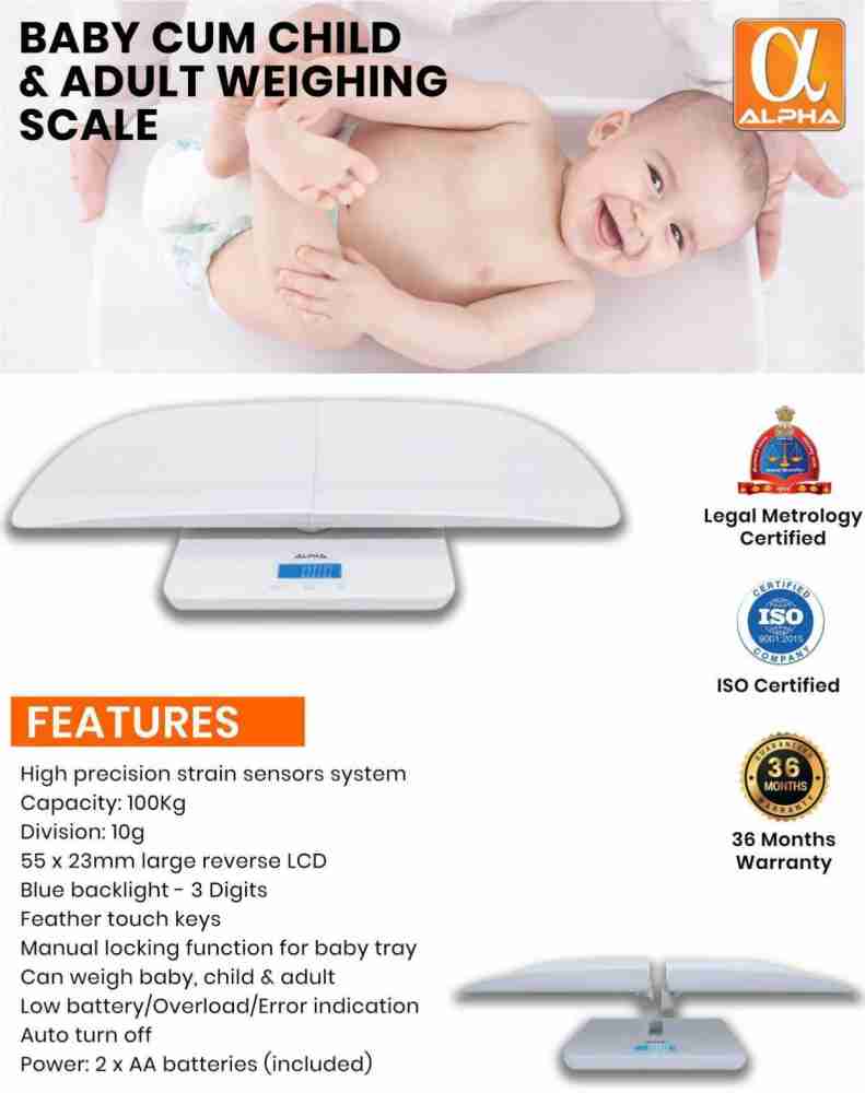 Sahyog Wellness Digital Baby Weighing Scale for Newborn, Infant Weight